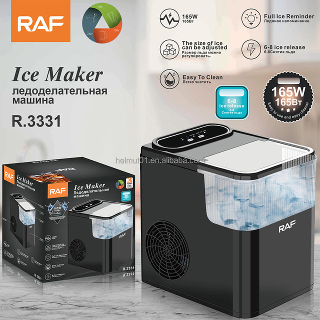 RAF Countertop Ice Maker Machine Adjustable 165W