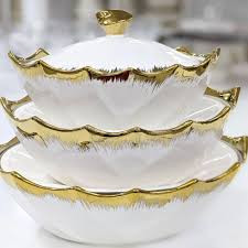 Ceramics Serving Dishes Bowls 3pcs/Set