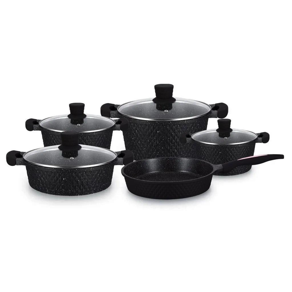 Granite Cookware Set, Non-Stick Fry Pan, Aluminium Pots and Pans