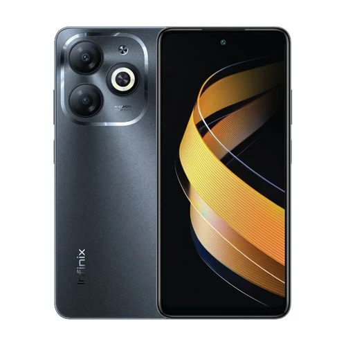 Infinix Smart 8, 6.6" HD Display, 4GB RAM Expandable Up to 6GB + 64GB ROM, Android 13 (Dual sim) 5000mAh - Black