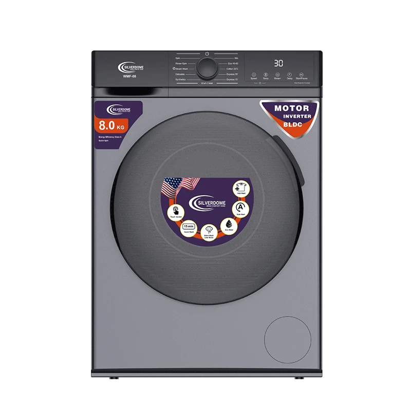 Silverdome Front Load Automatic Washing Machine 8.0KG - WMF-08