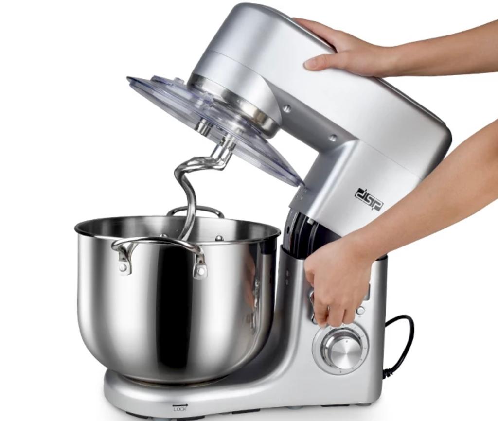 Stand  Mixer DSP 10L 5kg 3-in-1 Dough Hook, Egg Whisk, Mixing Blade Commercial