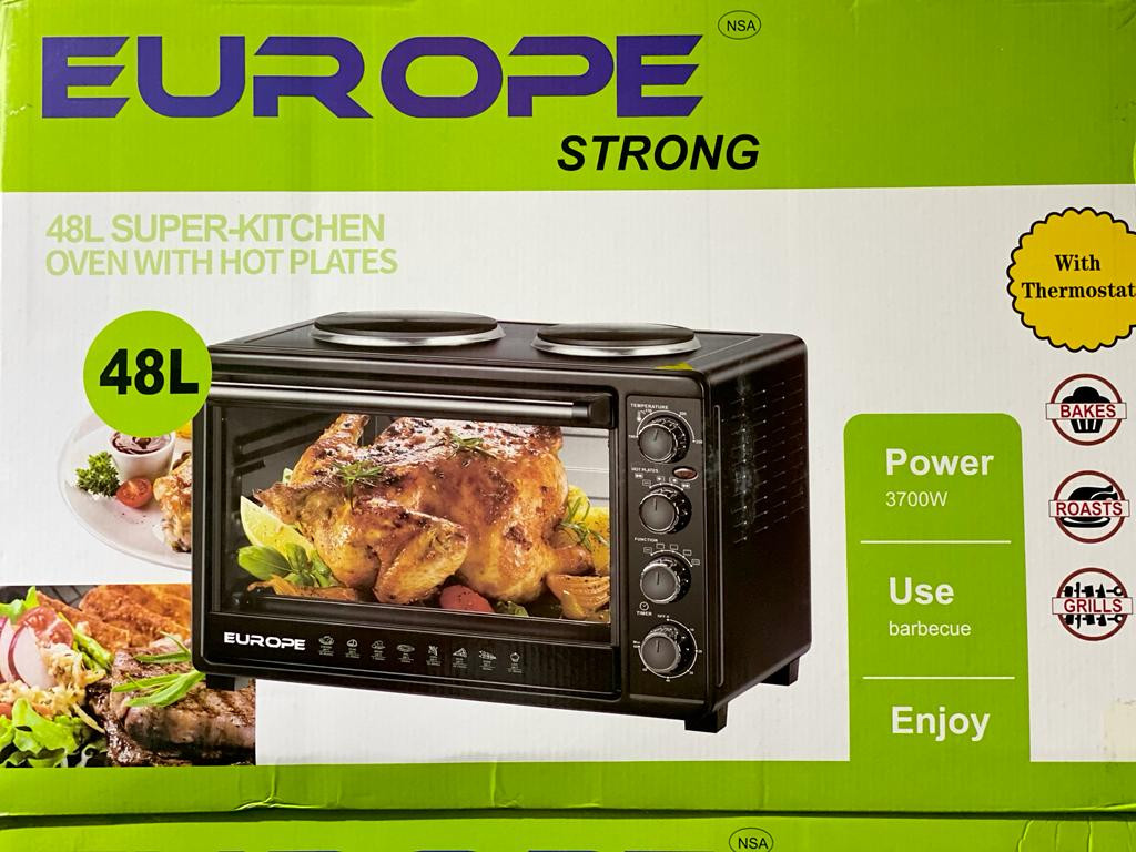 Mini Oven Europe 48L 2 Hot plates