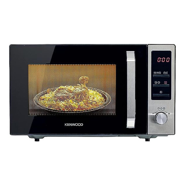 Kenwood 25L Microwave Oven with 5 Power Levels, Defrost Function, 95 Minutes Timer 800W Silver - MWM25.000BK