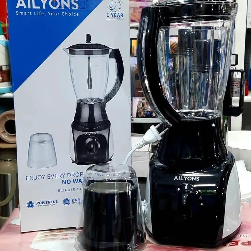Ailyons Blender 2 In 1 Blender With Grinding Machine, 1.5L- FY-310S