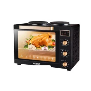 Alitop Electric Oven 45 Liters With 2 Hot Plate