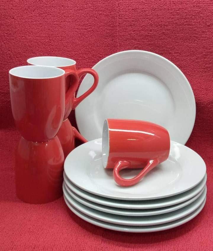 Dinner Set 12pcs Ceramic materials(6+6)