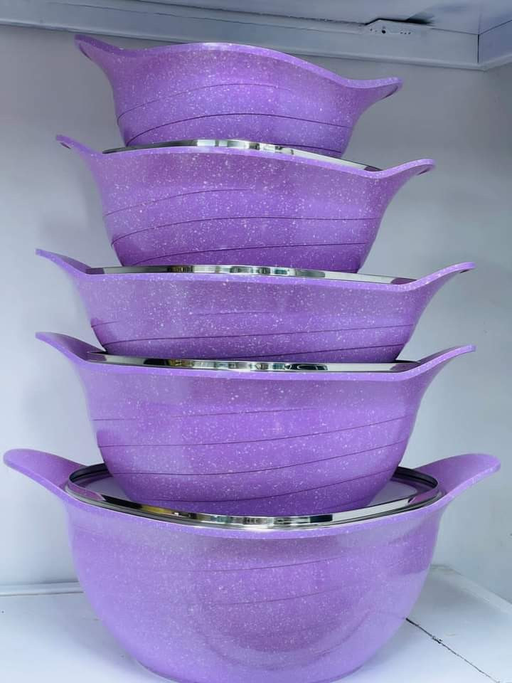 Cookware Set Non Stick Granite Material 10pcs