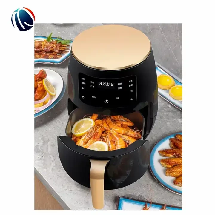 Silver Crest Nonstick Adjustable air fryer oven Electric Led Touch Screen Digital 6L